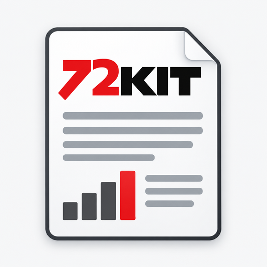 Personalised 72-Hour Kit Plan